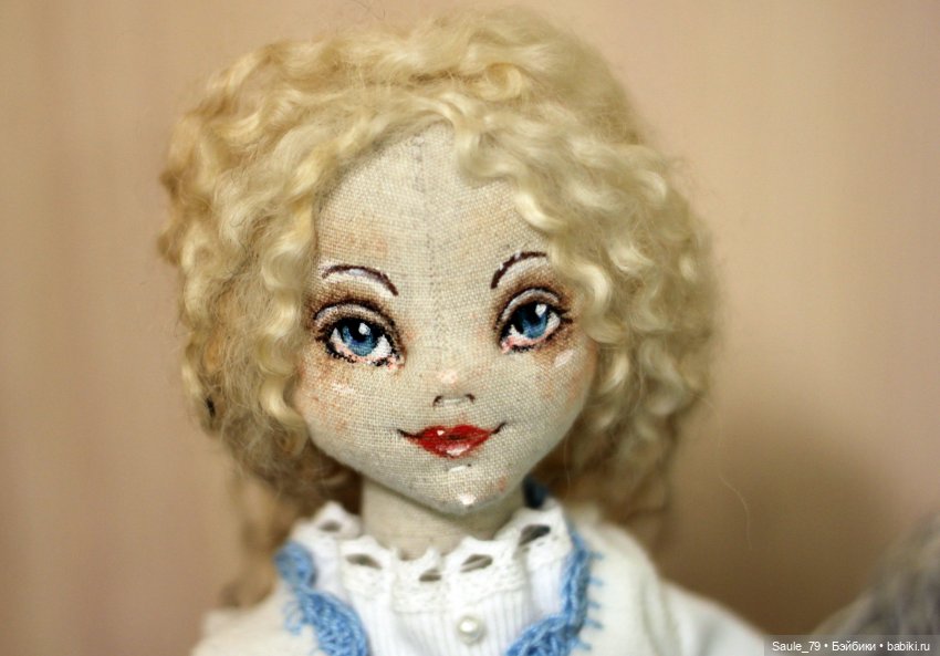 Снежная русалочка — Авторские текстильные куклы: Вальдорфские (фото 4)