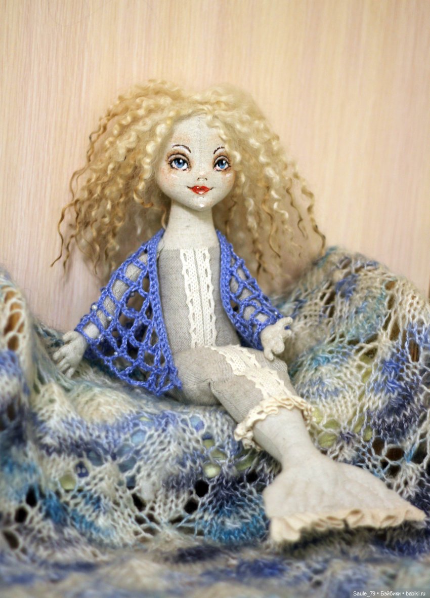 Снежная русалочка — Авторские текстильные куклы: Вальдорфские (фото 5)