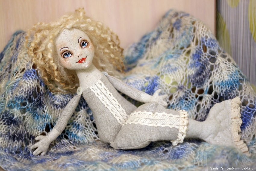 Снежная русалочка — Авторские текстильные куклы: Вальдорфские (фото 2)