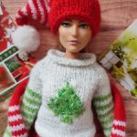 Новогодний комплект для кукол Барби