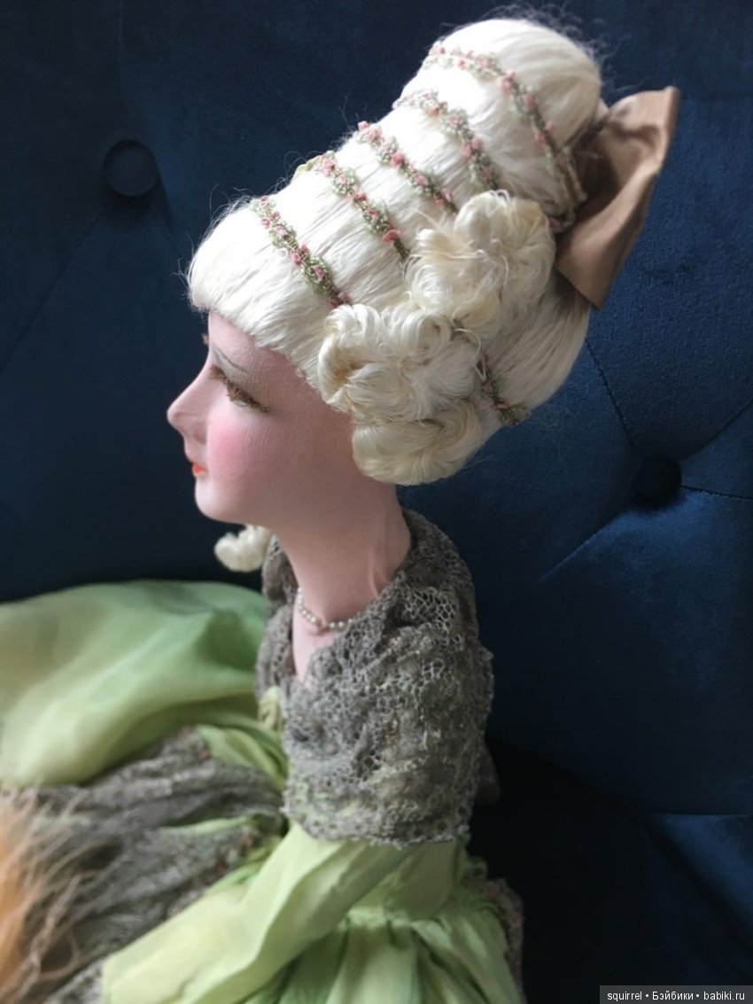 Антикварные будуарные куклы, просто фото