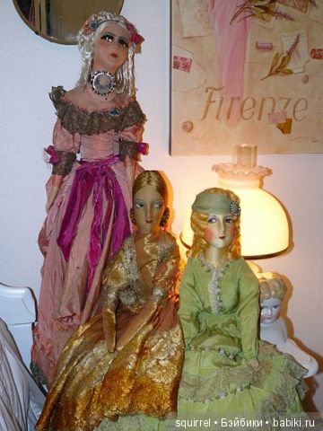 Антикварные будуарные куклы, просто фото (фото 4)