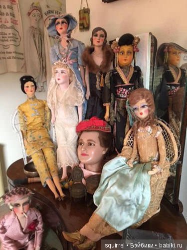 Антикварные будуарные куклы, просто фото (фото 8)