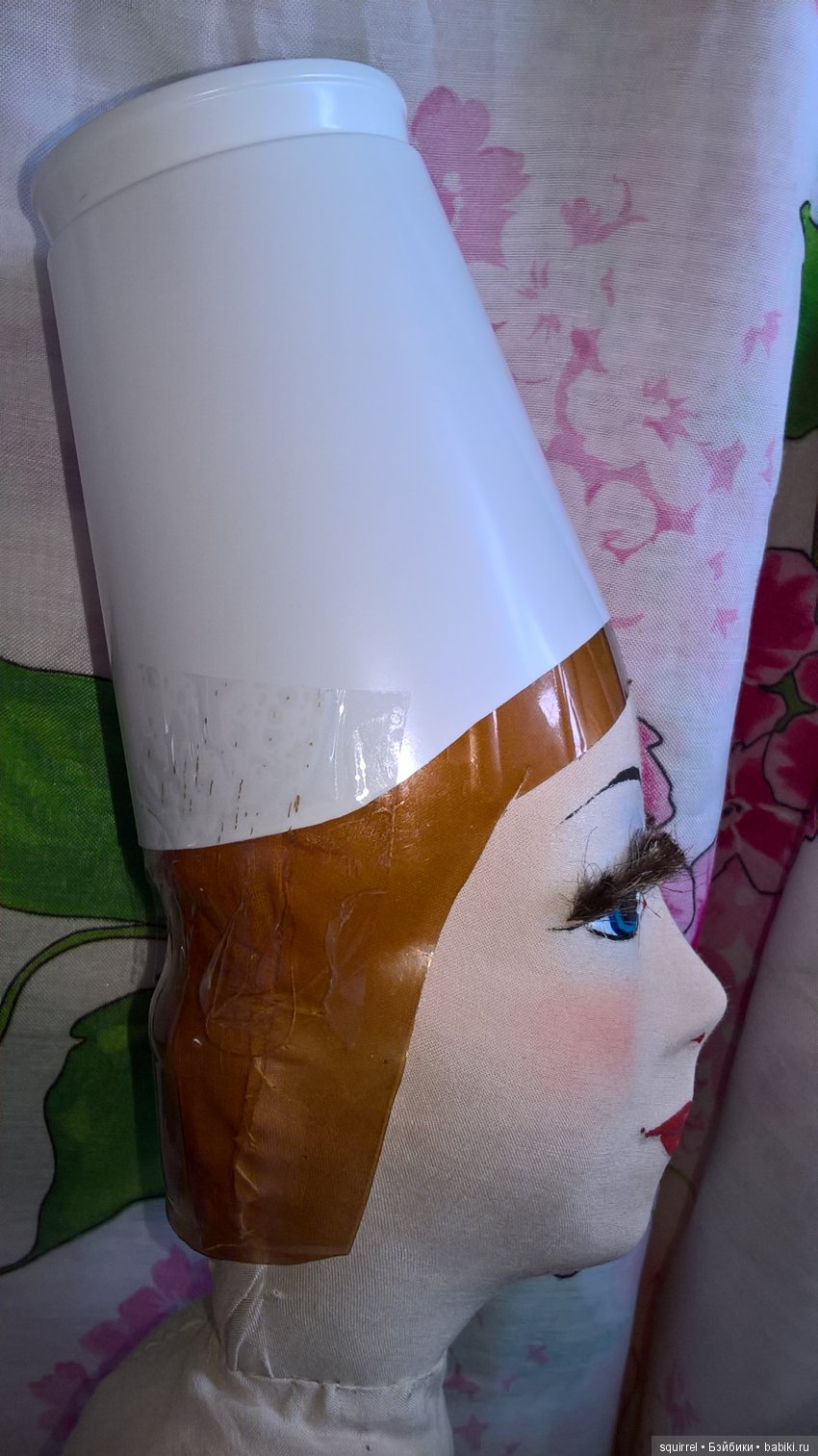 Будуарка (делаем прическу-парик)