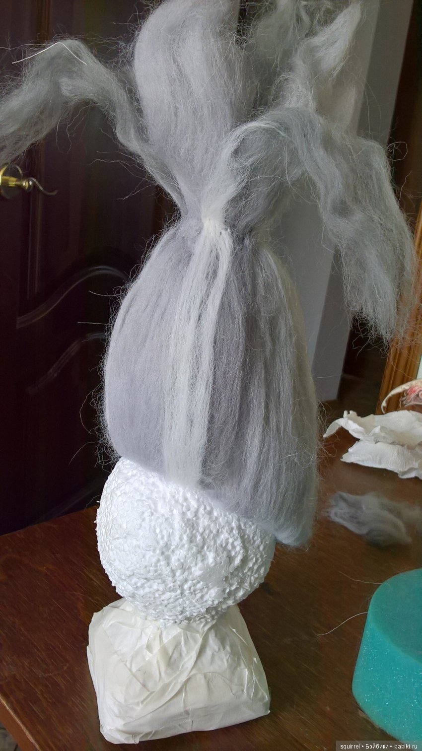 Будуарка (делаем прическу-парик)