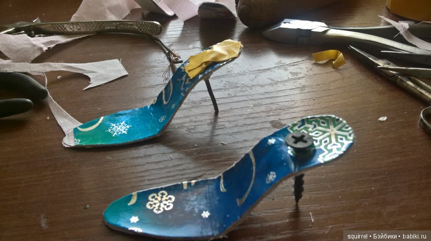 Будуарка (делаем туфельки) "Мастерская на коленке" (фото 5)