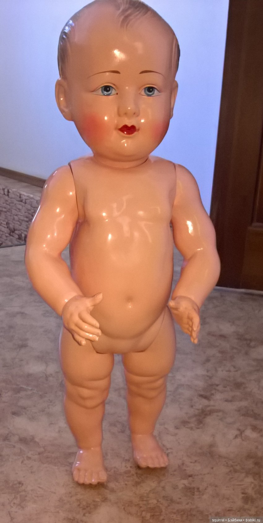 Ремонт французского целлулоидного пупса
