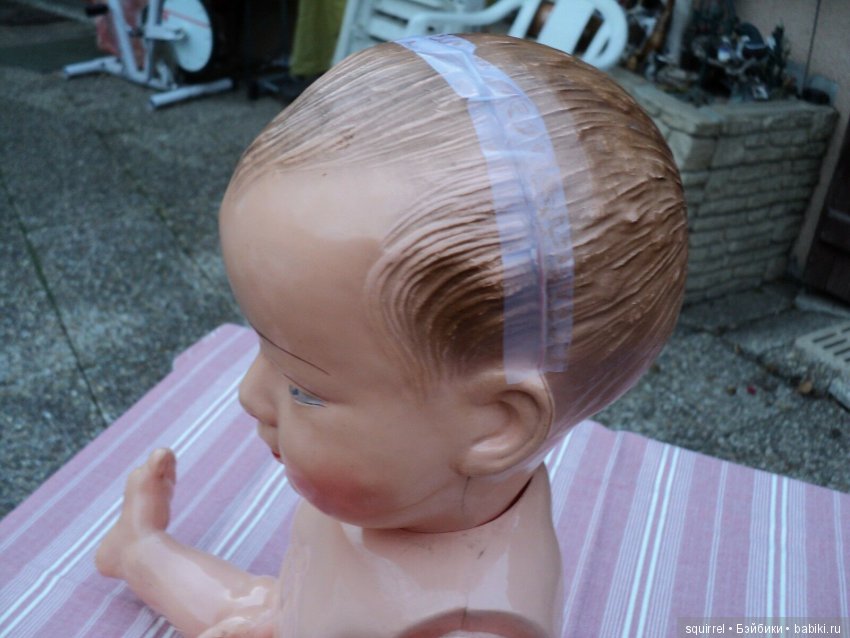 Ремонт французского целлулоидного пупса (фото 2)