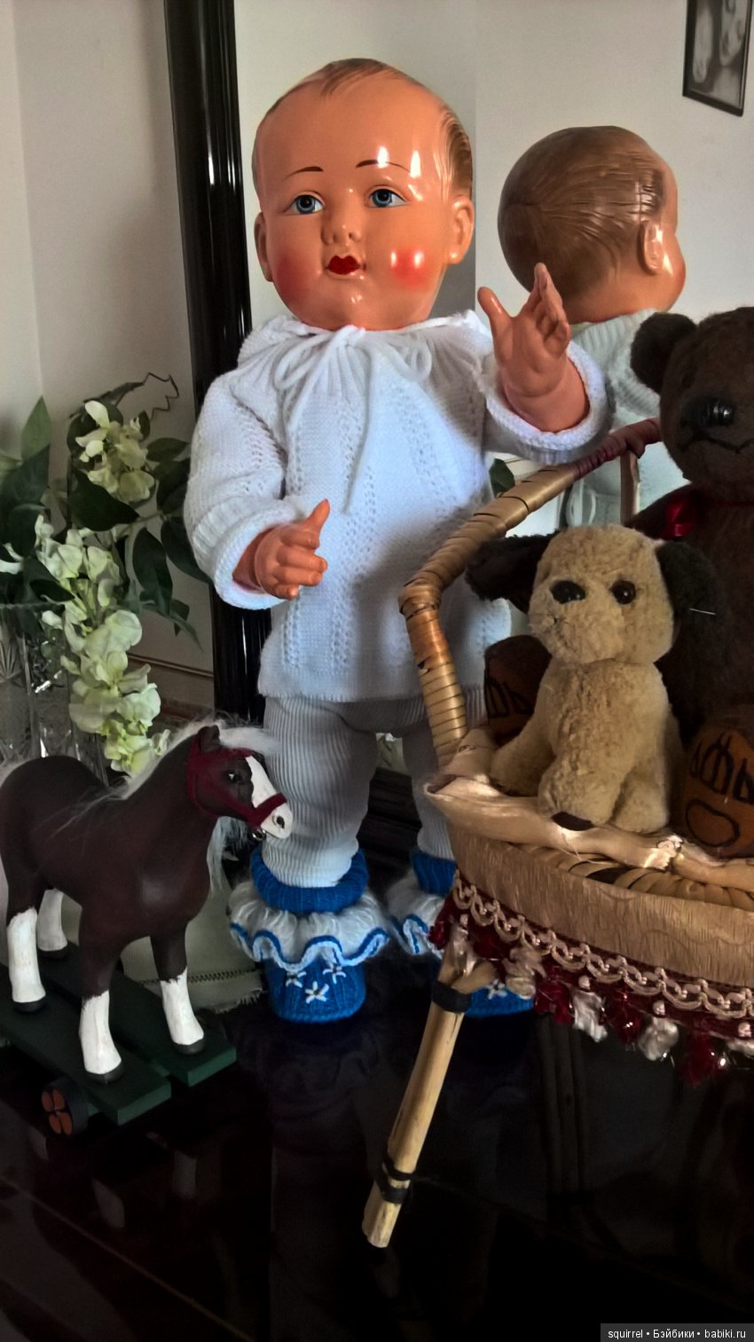 Ремонт французского целлулоидного пупса