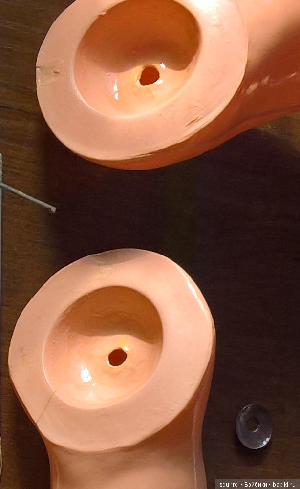 Ремонт французского целлулоидного пупса