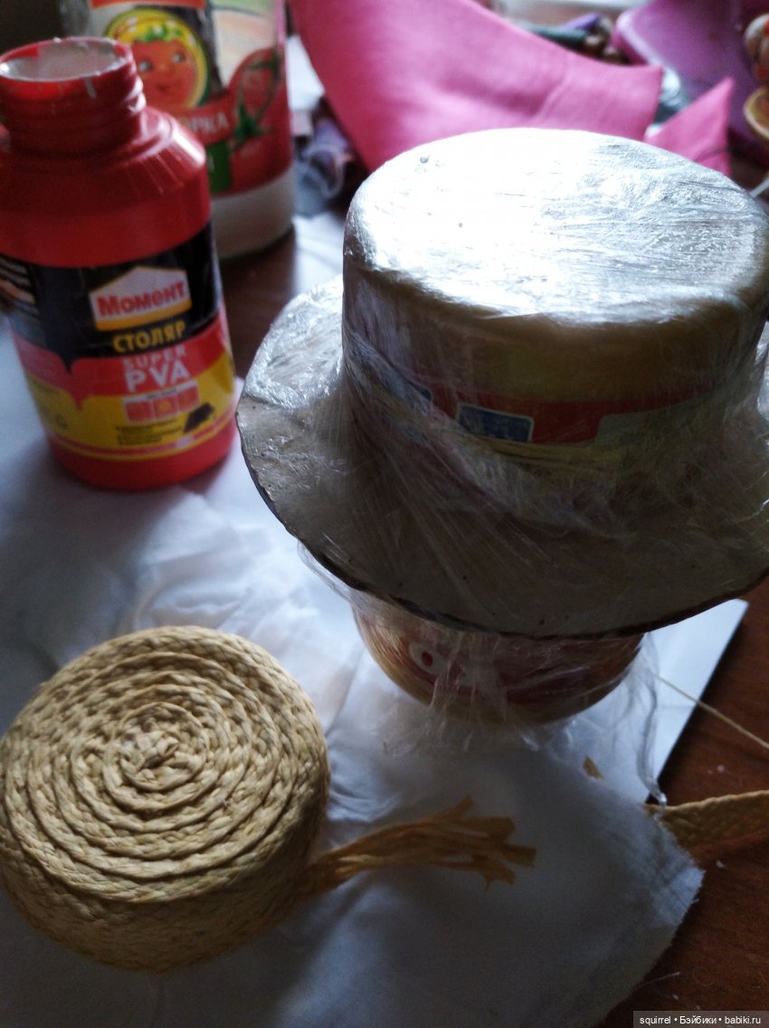 Модная кукла своими руками. Делаем шляпку