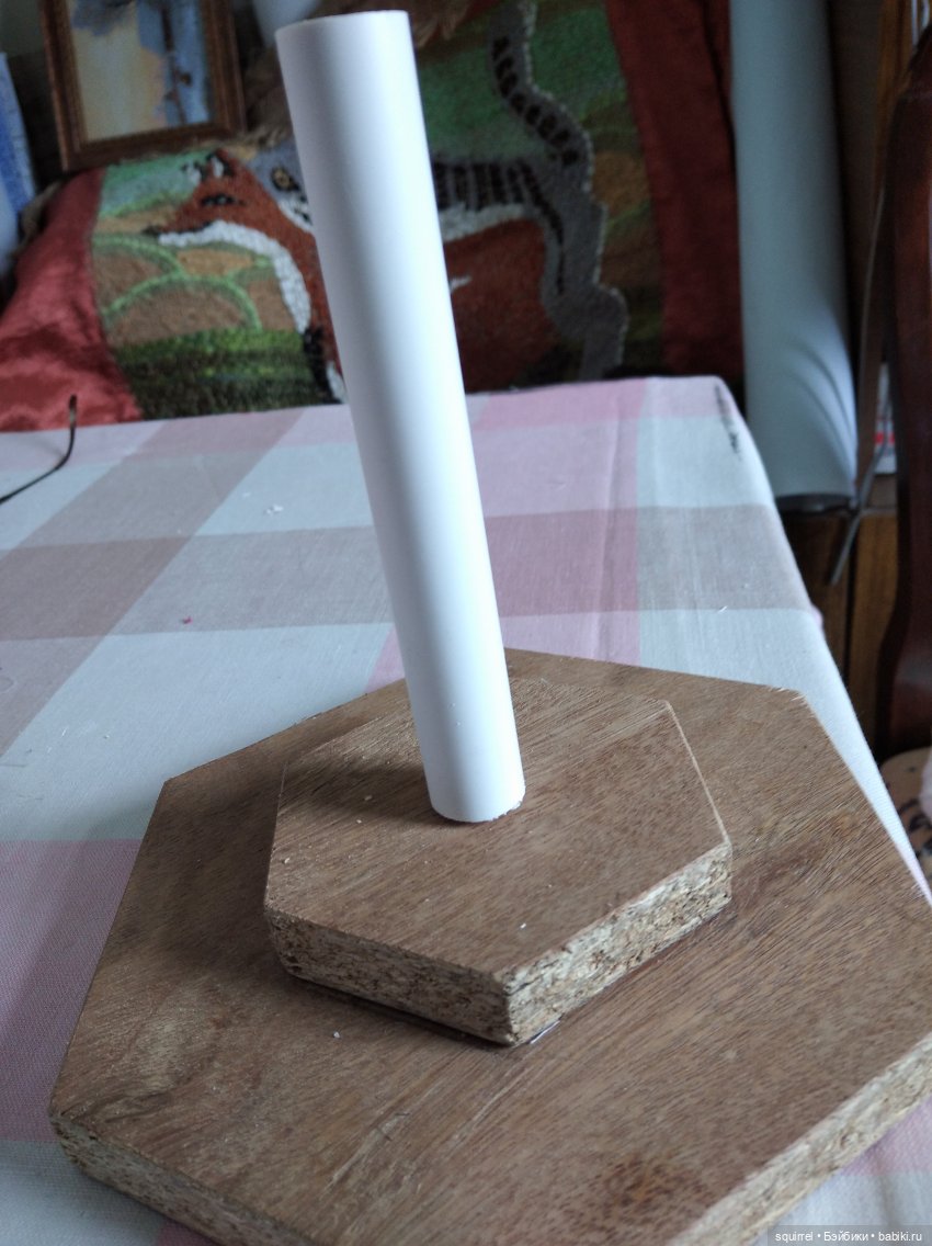 Модная кукла своими руками. Делаем подставку (фото 4)