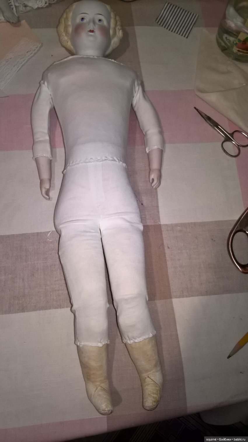 Делаем модную куклу. Начало. Из чего делаем то