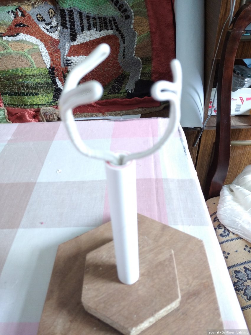 Модная кукла своими руками. Делаем подставку (фото 6)