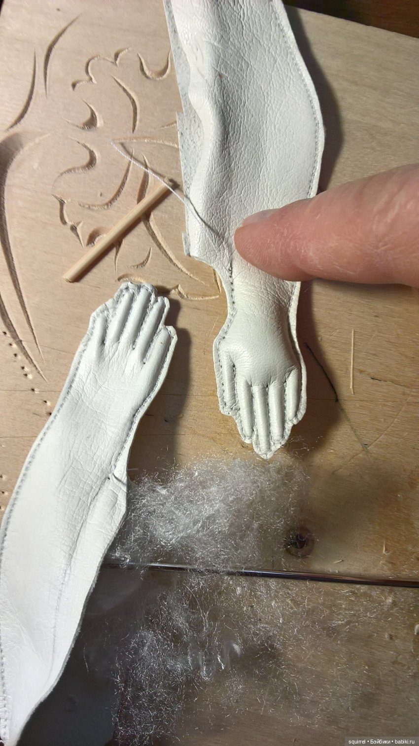 Делаем модную куклу. Начало. Из чего делаем то