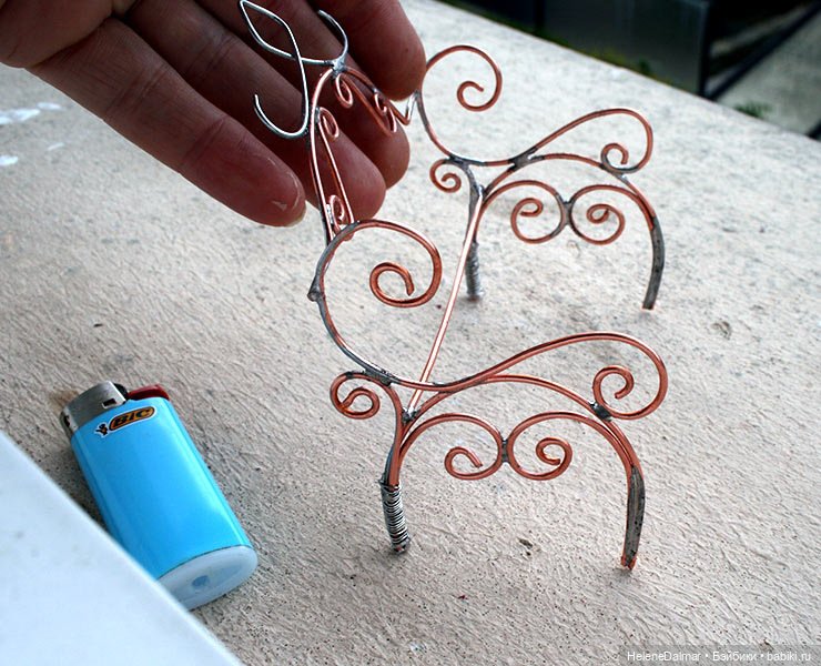 Паяние в миниатюре — Мебель для кукол и домиков: фото (фото 9)