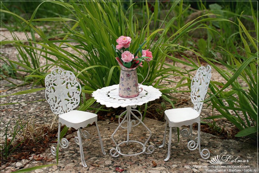 Паяние в миниатюре — Мебель для кукол и домиков: фото