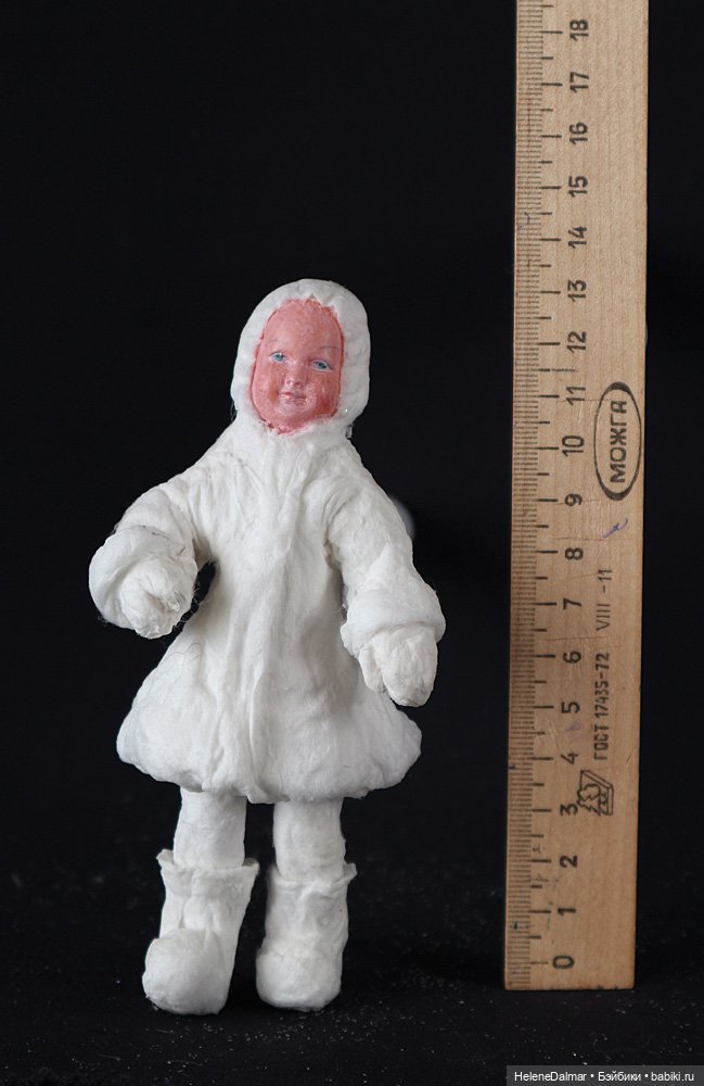 Мои первые ватнички — Ватные игрушки на елку: ретро