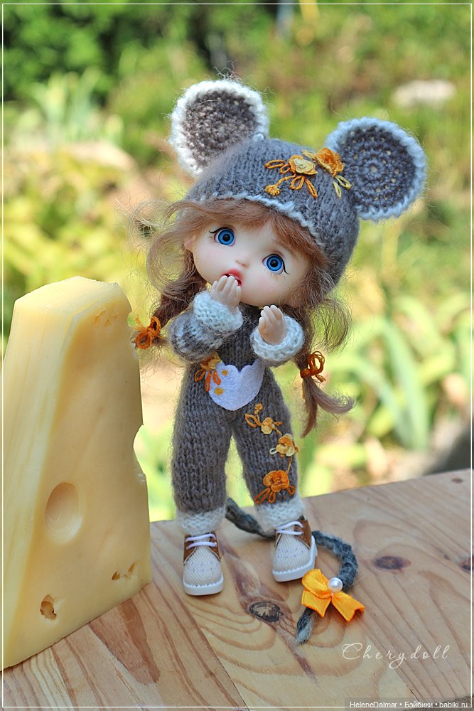 В доме завелась Мышь — Куклы и тела Obitsu 11 (Ob11): гибриды (фото 10)