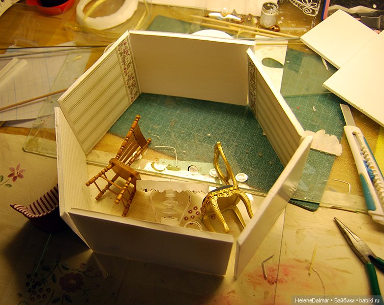 Светильник "Чайник" — Румбоксы и кукольные интерьеры: фото (фото 2)