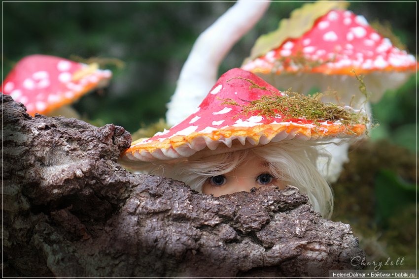 Мухоморинка — Авторские игрушки из разных материалов: синельная проволока (фото 4)