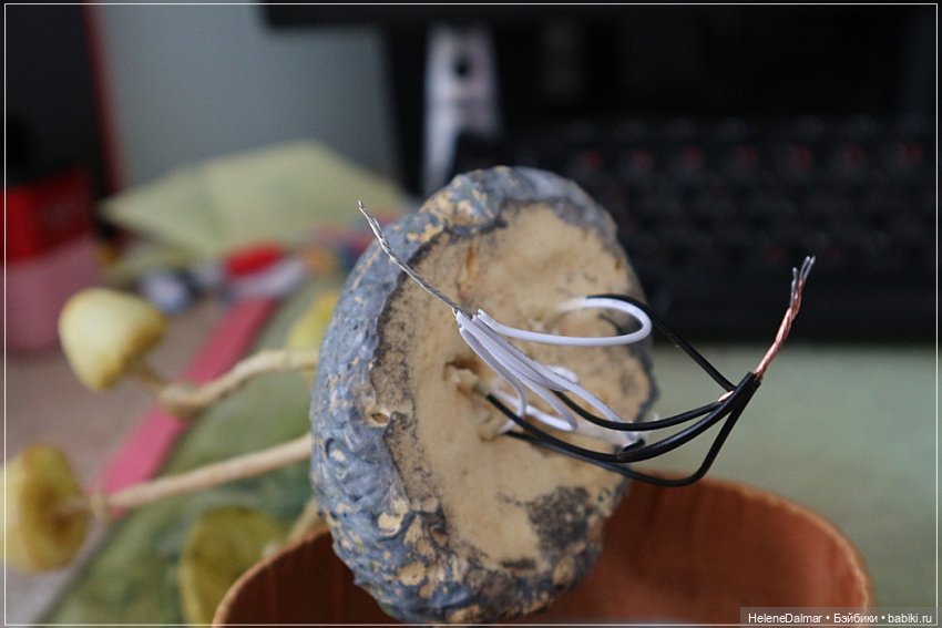 Как я делала светильник с грибами | Бэйбики Как я делала светильник с грибами