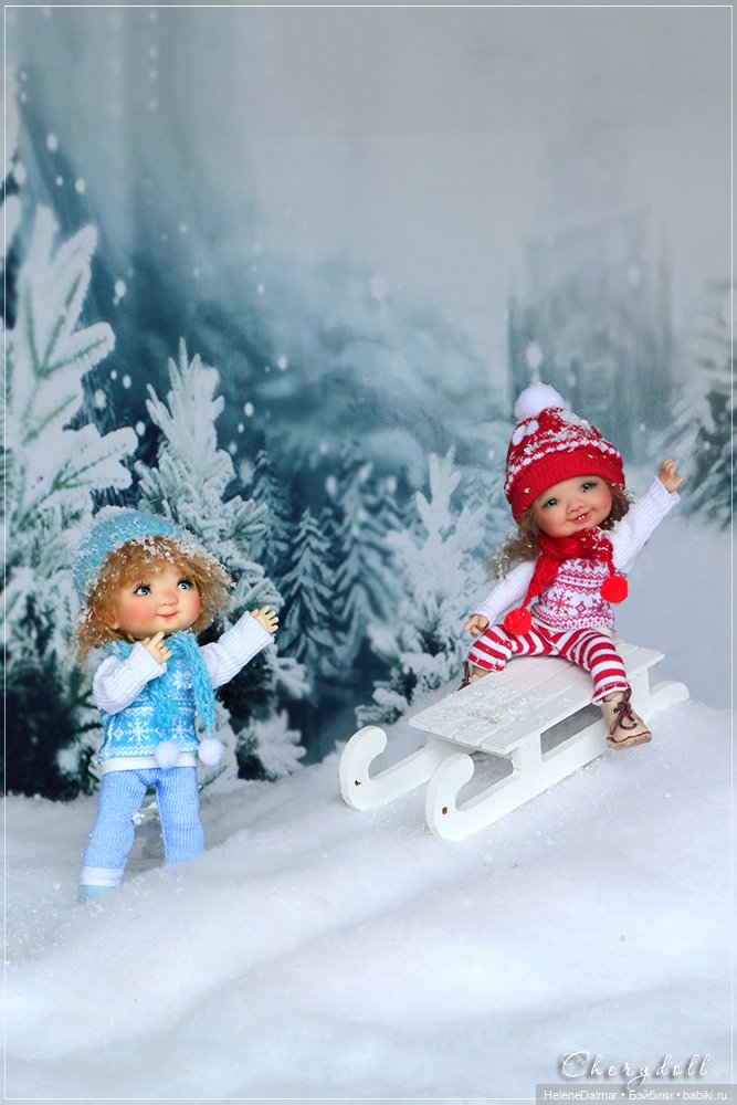 Зимние забавы | Бэйбики Зимние забавы — Одежда и обувь для кукол своими руками: фото (фото 3)