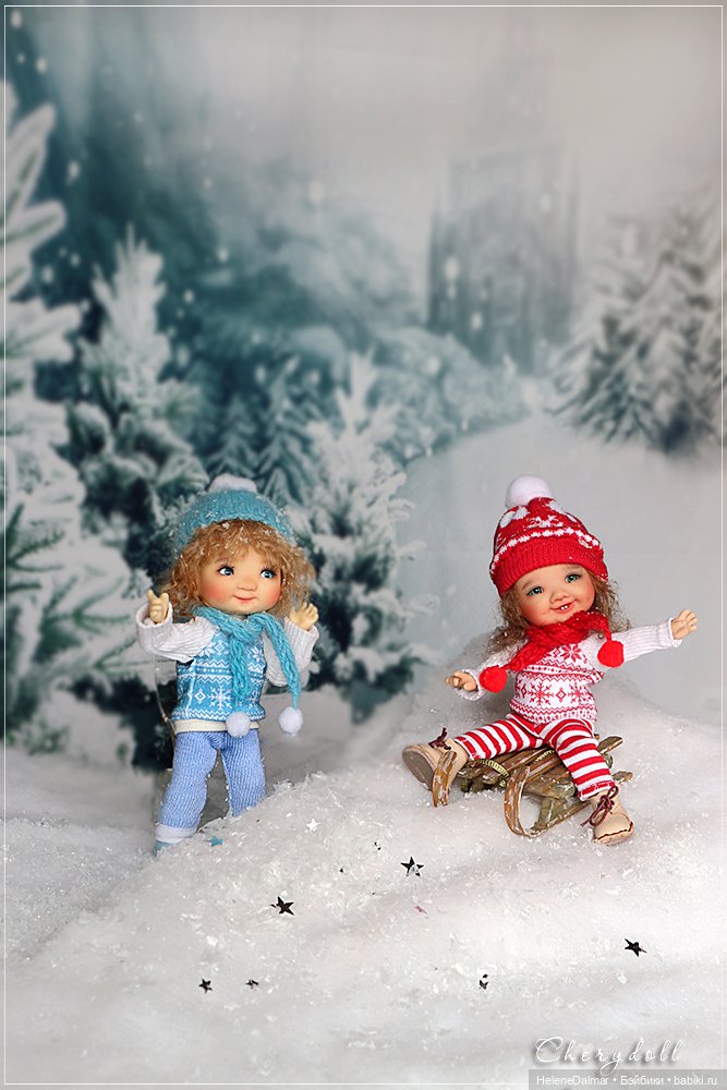 Зимние забавы | Бэйбики Зимние забавы — Одежда и обувь для кукол своими руками: фото (фото 6)