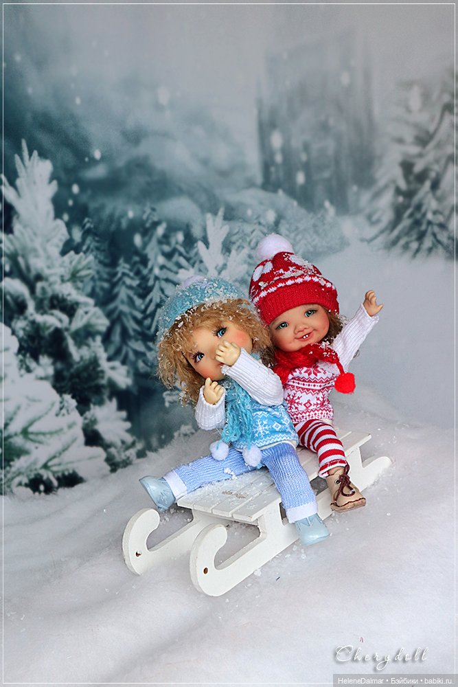 Зимние забавы | Бэйбики Зимние забавы — Одежда и обувь для кукол своими руками: фото (фото 7)