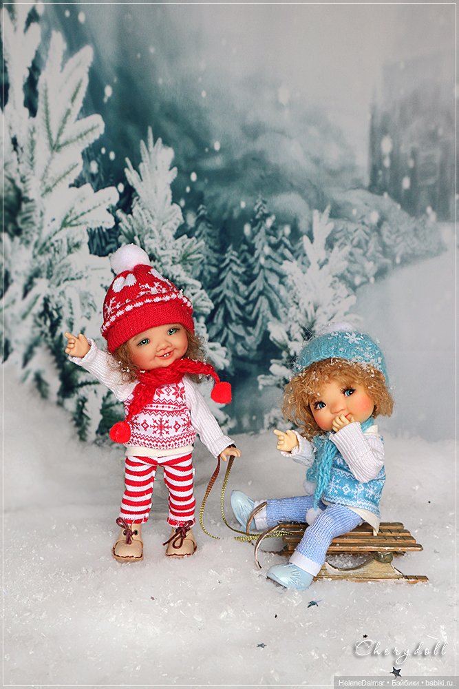 Зимние забавы | Бэйбики Зимние забавы — Одежда и обувь для кукол своими руками: фото (фото 9)