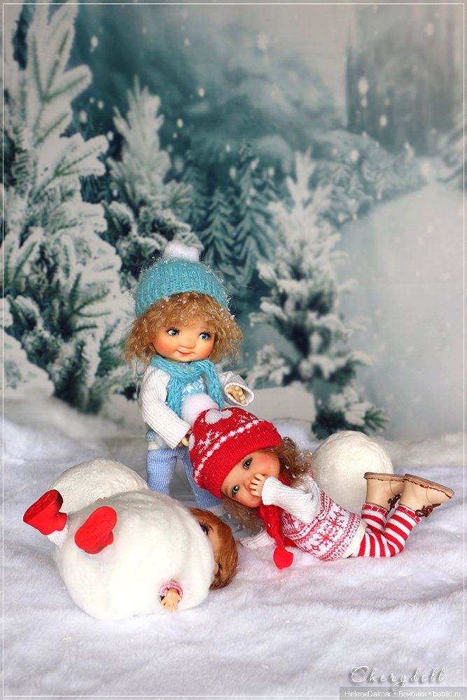 Зимние забавы -2 | Бэйбики Зимние забавы -2 — Одежда и обувь для кукол своими руками: фото (фото 7)