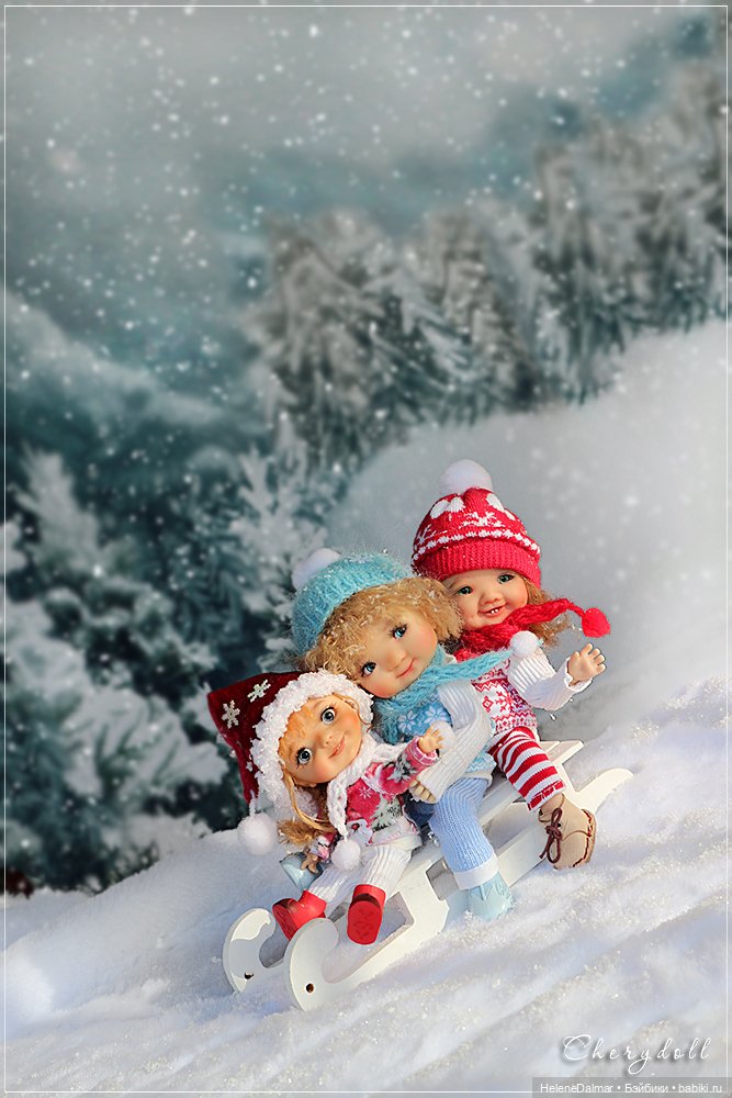 Зимние забавы -2 | Бэйбики Зимние забавы -2 — Одежда и обувь для кукол своими руками: фото