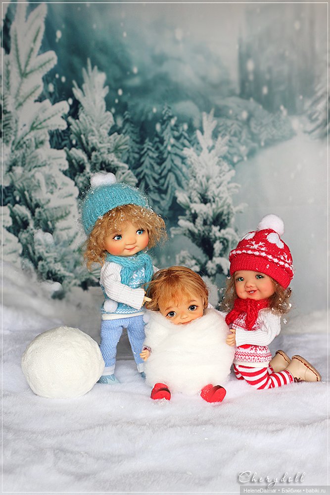 Зимние забавы -2 | Бэйбики Зимние забавы -2 — Одежда и обувь для кукол своими руками: фото (фото 9)
