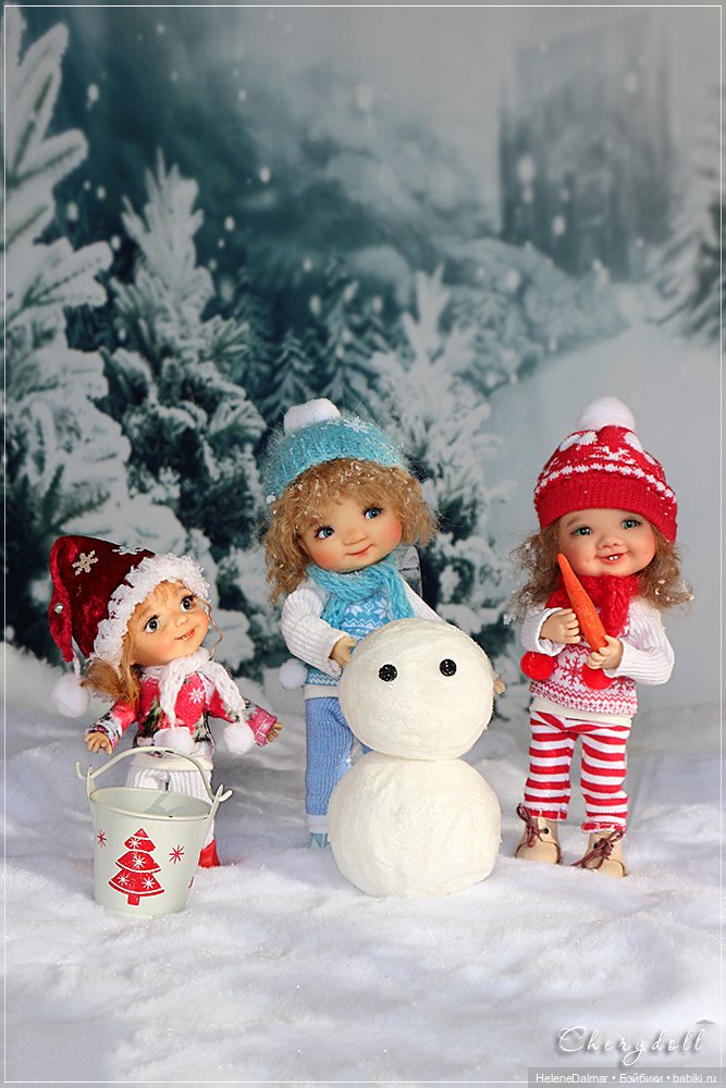 Зимние забавы -2 | Бэйбики Зимние забавы -2 — Одежда и обувь для кукол своими руками: фото