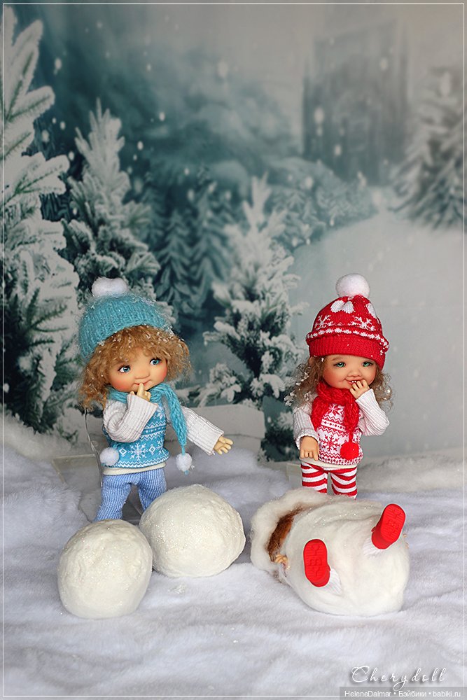 Зимние забавы -2 | Бэйбики Зимние забавы -2 — Одежда и обувь для кукол своими руками: фото (фото 6)
