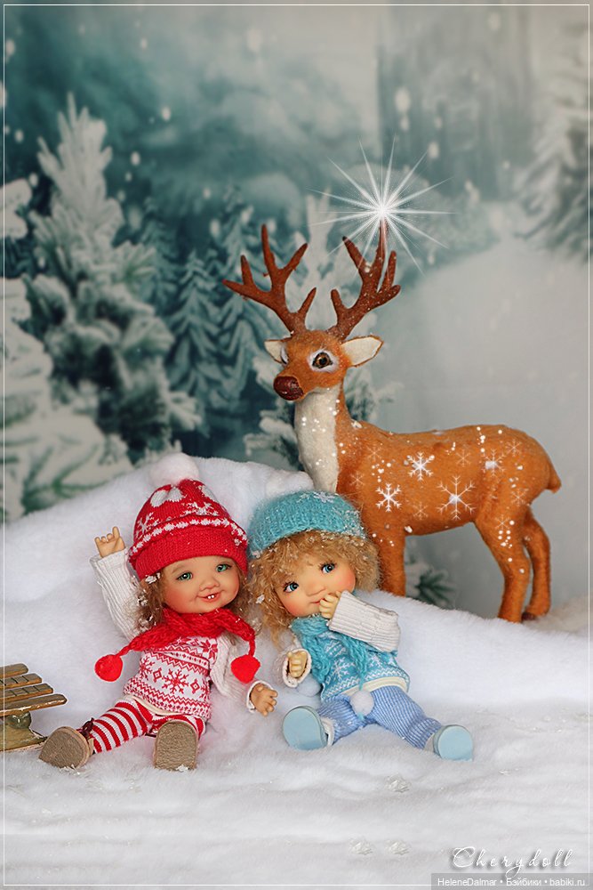 Зимние забавы | Бэйбики Зимние забавы — Одежда и обувь для кукол своими руками: фото