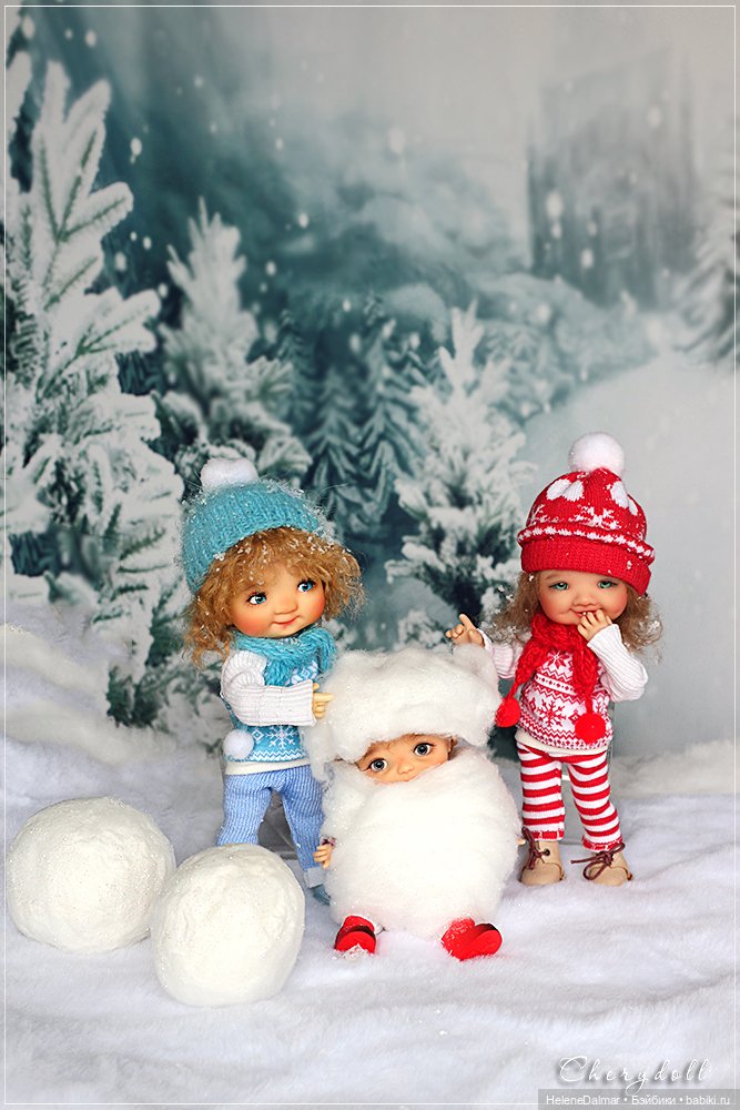 Зимние забавы -2 | Бэйбики Зимние забавы -2 — Одежда и обувь для кукол своими руками: фото (фото 8)