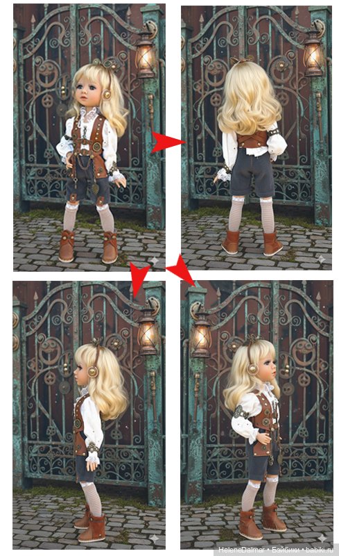 Стимпанк-4 — Одежда и обувь для кукол своими руками: фото (фото 2)