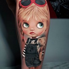 Тату для поклонников Blythe