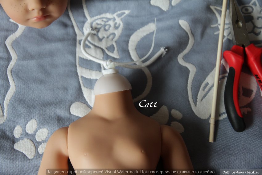 Мой опыт: замена глаз и ресниц куколке Gotz Амели (фото 8)