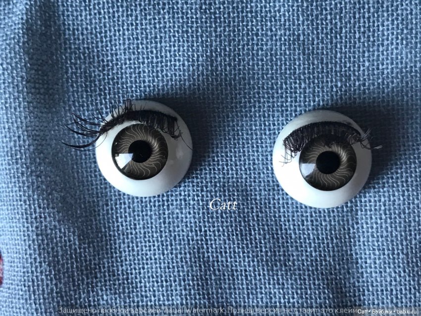 Мой опыт: замена глаз и ресниц куколке Gotz Амели