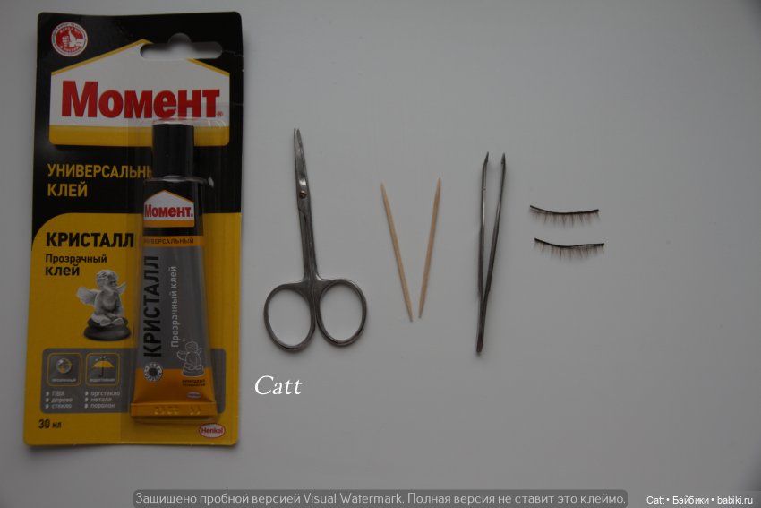 Мой опыт: замена глаз и ресниц куколке Gotz Амели