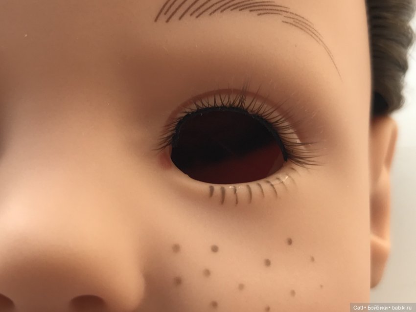 Мой опыт: замена глаз и ресниц куколке Gotz Амели