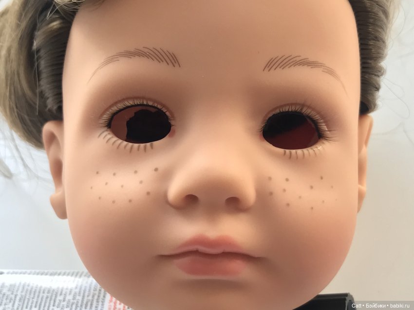 Мой опыт: замена глаз и ресниц куколке Gotz Амели