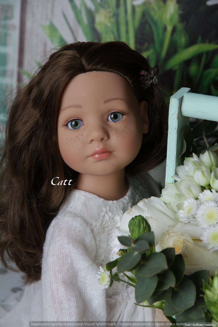 Мой опыт: замена глаз и ресниц куколке Gotz Амели