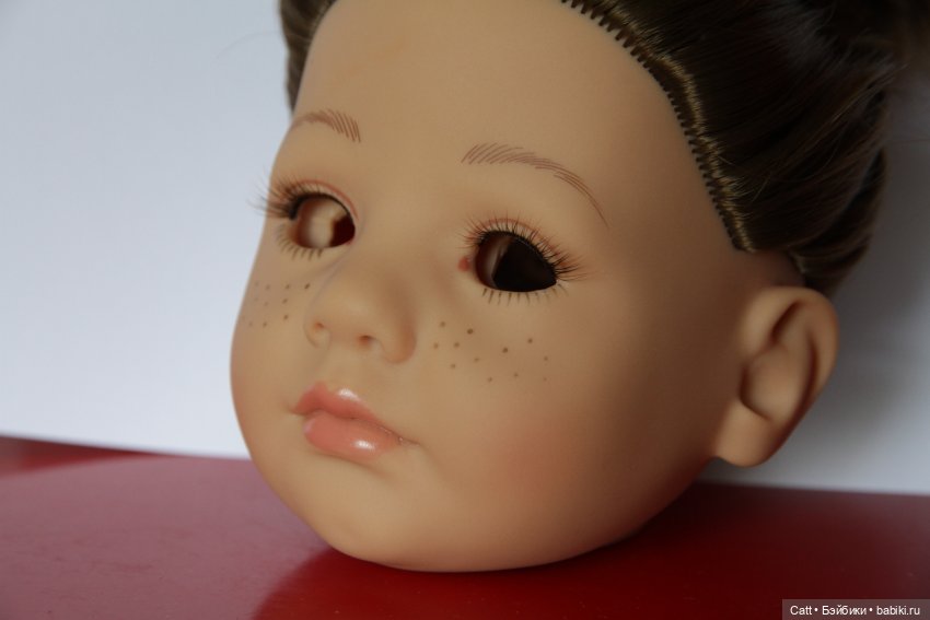 Мой опыт: замена глаз и ресниц куколке Gotz Амели