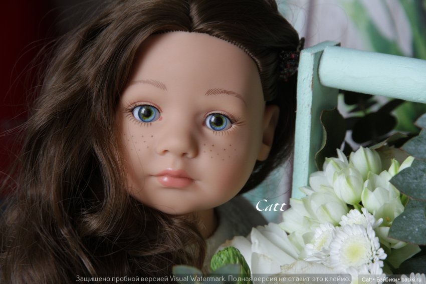 Мой опыт: замена глаз и ресниц куколке Gotz Амели