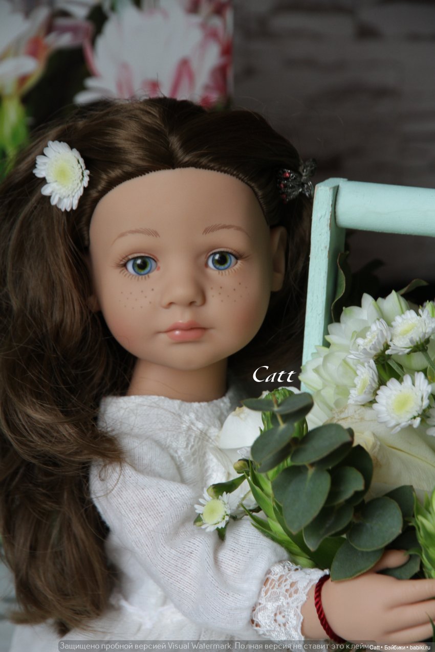 Мой опыт: замена глаз и ресниц куколке Gotz Амели