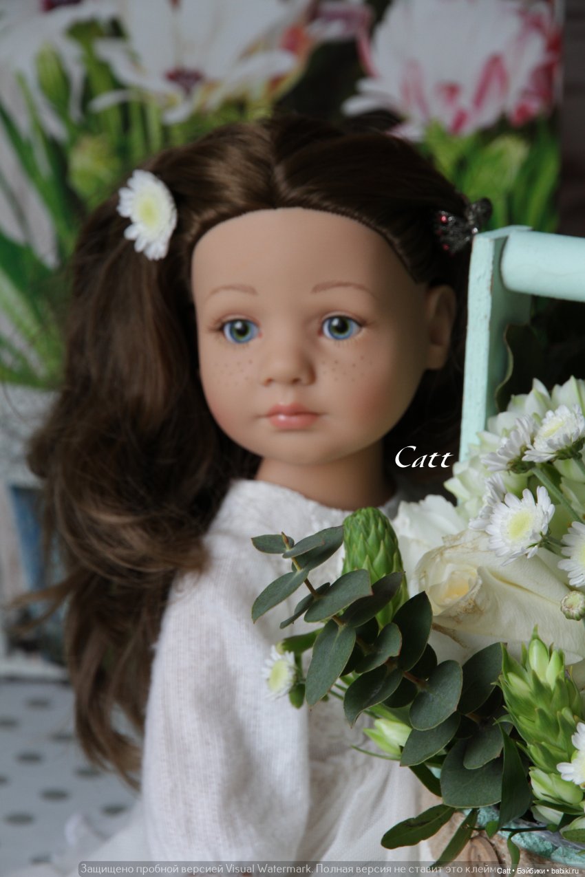 Мой опыт: замена глаз и ресниц куколке Gotz Амели