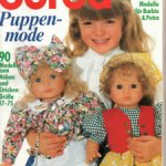 Журнал Burda Special мода для кукол с выкройками 1990 года.